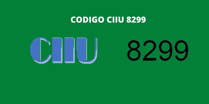 CODIGO CIIU 8299