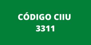 CODIGO CIIU 3311