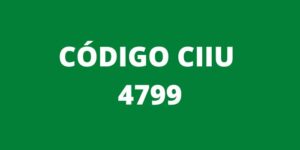 CODIGO CIIU 4799