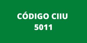 CODIGO CIIU 5011