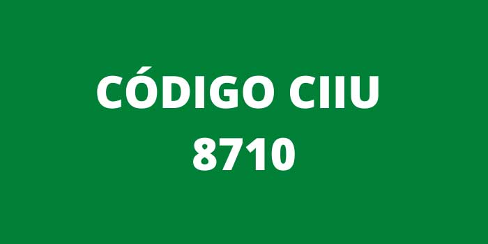 CODIGO CIIU 8710