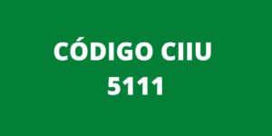 CODIGO CIIU 5111