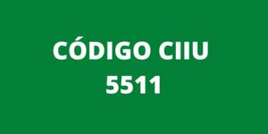 CODIGO CIIU 5511