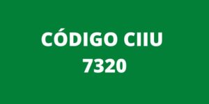 CODIGO CIIU 7320
