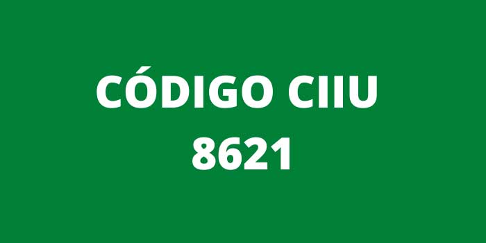 CODIGO CIIU 8621